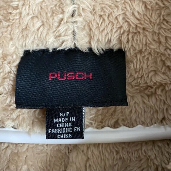 Pusch Women's Brown Faux Leather Moto Jacket - Picture 5 of 7